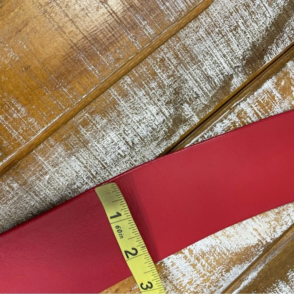 Vintage Anne Klein By Calderon Genuine Leather Belt Size S  MADE IN U.S.A.